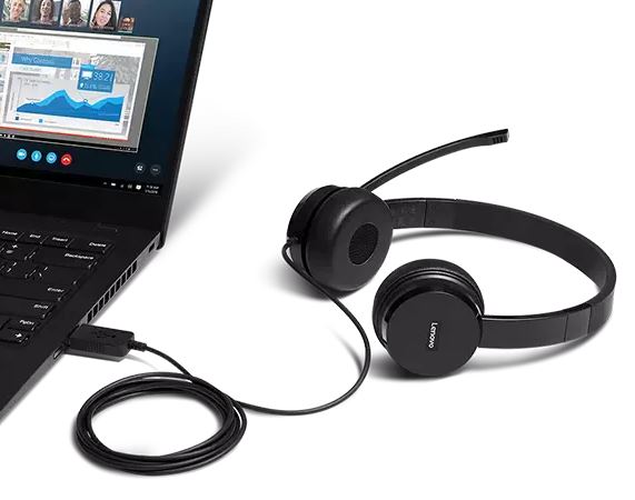 Lenovo 100 Stereo USB Headset Overview and Service Parts